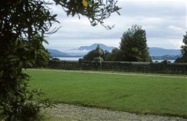 View across Lock Lomond from the youth hostel grounds