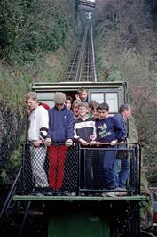 Testing the Lynton-Lynmouth cliff railway