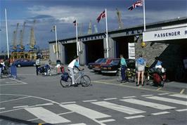 Embarkation at the Tynemouth ferry terminal
