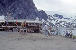 This Lap trading post sells furs and many other items made from dead animals.  Located at the eastern end of Djupvatnet [Remastered scan, 14/9/2019]