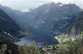 The very best view of Geirangerfjord, from the Flydalsjuvet viewpoint [Remastered scan, 10/9/2019]