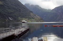 Our ferry arrives at Geiranger to take us on a cruise through Norway's most magnificent fjord, Geirangerfjord [Remastered scan, 10/9/2019]