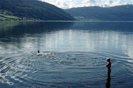 Swimming in Nordfjord near Innvik [Remastered scan, August 2019]