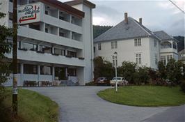 I believe this is another guest house at Balestrand where we had considered staying, as the youth hostel closed for the end of season on 20th August.  [New scan, August 2019]