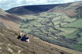 Christian & Martyn admiring the Black Mountains valley near Capel-y-Ffin YH [Remastered scan, June 2019]