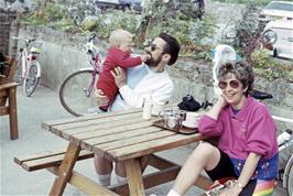 Charlie and Loraine Walker at the Pick n Park, Ipplepen [Remastered scan, June 2019]