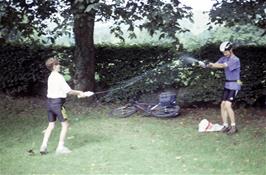 Mark & Roger in Ambleside park [Remastered scan, June 2019]