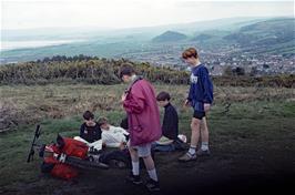 Lunch on North Hill, overlooking Minehead [Remastered scan, June 2019]