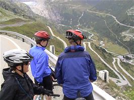 The amazing Grimsel Pass Viewpoint, 28.2 miles from Brienz and 2153m above sea level