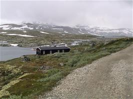 Scenery near the Finse Alpine Research Station, with Finse Lake in the distance