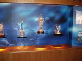 Examples of trophies made by Waterford Crystal