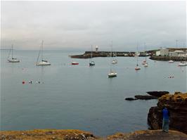 Dunmore East harbour as seen from Dunmore East Park