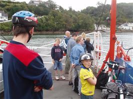 Returning to Bodinnick on the ferry