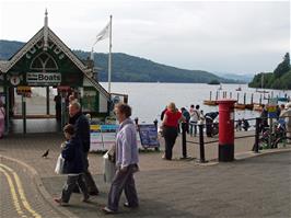 Beside Lake Windermere at The Promenade, Bowness-on-Windermere