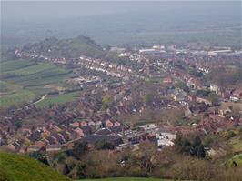 View to Glastonbury from the Tor
