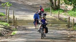 This ford at Ponsontuel Creek proved irresistible for our younger members, who made a small detour to ride through it