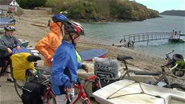 The ferry jetty at Helford Passage