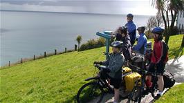 The group on the approach to Mevagissey