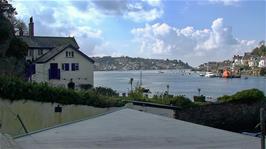 View to Polruan and the mouth of the Fowey from Bodinnick