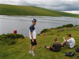 Michael, Jay and Sam by the reservoir - new photo for 2024