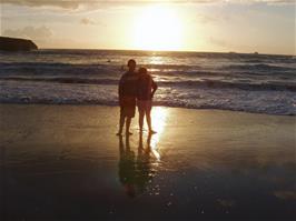 Sunset at Treyarnon Bay