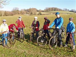 The group on the path approaching Ashburton - new photo for 2024