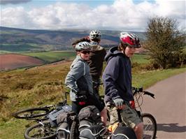 Ashley, Ryan and Zac admiring the view at the top of North Hill