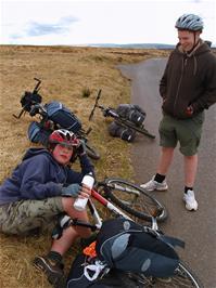 Lang Combe Head, near Exford, 478m above sea level.  The highest road in the south-west?