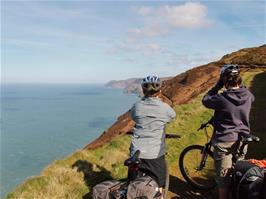 Fabulous views on the coast path to Woody Bay