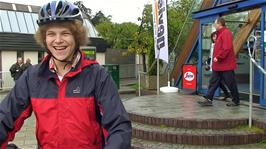 Ryan outside Nevisport, Fort William