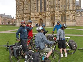 The group at Wells Cathedral