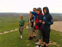 Great views from the top of Glastonbury Tor