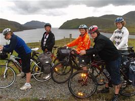 View back to Loch Seaforth, 12.5 miles into the ride 