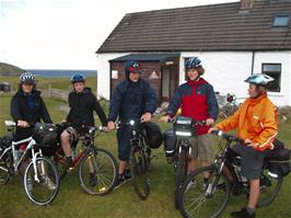 Ready to leave Achmelvich Youth Hostel