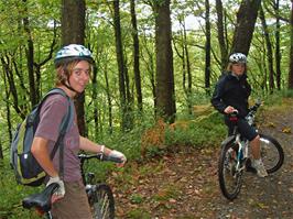 Jack and Ash in Holne Woods