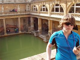 Ashley at the Roman Baths, Bath