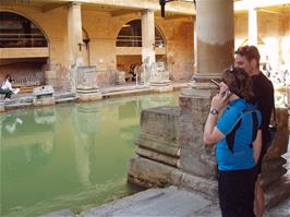 Ash and Tao by the Roman Baths, Bath