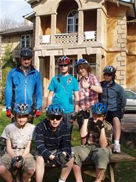 The group at Bath Youth Hostel