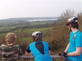 View to Chew Valley lake from Hinton Blewitt
