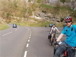 Ready to continue the descent of Cheddar Gorge