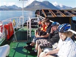 On board the 9.55 ferry from Raasay to Skye