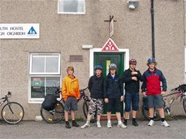 The group outside Ullapool YH