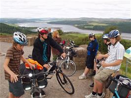 View from Cadha Mor towards Ardgay across Dornoch Firth, 11.8 miles into the ride