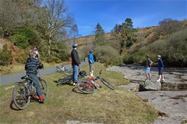 The group by the river Avon near Shipley Bridge