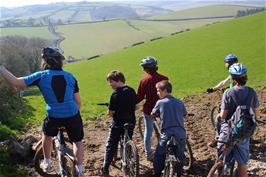 Halfway down the track from Higher Penn to Lower Combe