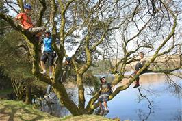 Brodie, Ash, Arthur, Jack and Connor at Venford