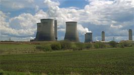 Didcot Power Station from the path near Sutton Courtenay