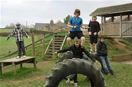 The group at Broadhempston Play Park