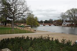 The River Avon from the RSC in Stratford-upon-Avon
