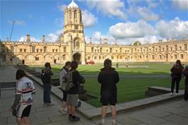 Christ Church College courtyard, Oxford, another location used for the Golden Compass movie